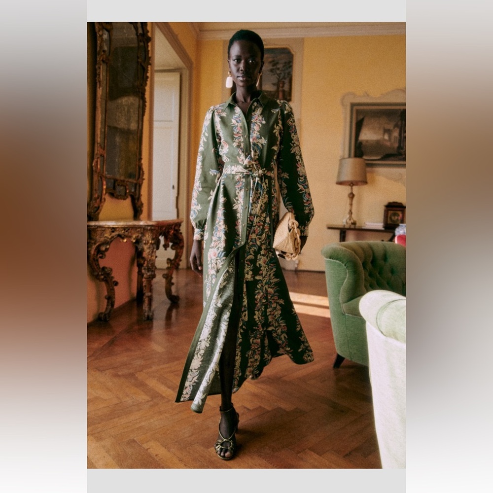 Sezane Floral Bella Maxi Dress in size 38/6